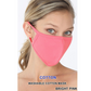 Jersey Knit  Lined Reusable Washable Protective  Face Mask Multiple Colors Available