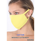 Jersey Knit  Lined Reusable Washable Protective  Face Mask Multiple Colors Available