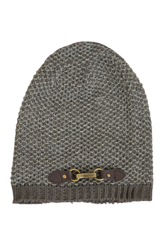 Bumble Knit Hat with Buckle by Simply Noelle