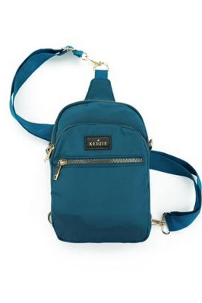 Kedzie Roundtrip Women’s Convertible Sling Backpack or Crossbody Multiple Colors Nylon One Size