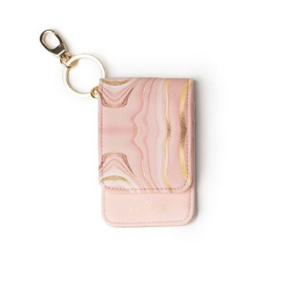 Kedzie Women’s Essentials Only ID Holder Keychain Faux Leather One Size