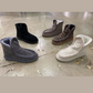Very G Marvi Fur Lined Slip On Bootie - Faux Suede - Multiple Colors - Sizes 6-11