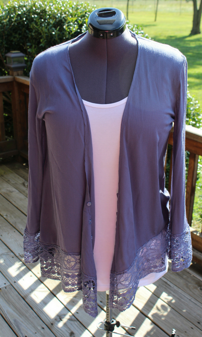 Simply Noelle Women's  Relic Cover Up Jacket in  Black, Navy and Wheat