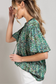 e:esome Women’s Tie Front Short Sleeve Blouse Top Polyester Size S-L
